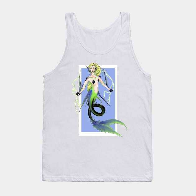 Electric Mermaid Tank Top by Nenril